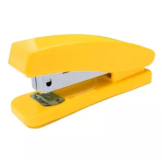 Engrapadora Compacta 24/6 + 400 Grapas Oficina Papeleria Color Amarillo