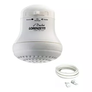 Chuveiro Elétrico De Parede Lorenzetti Maxi Ducha Ultra Branco 5500w 127v