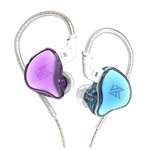 AURICLARES KZ EDC BLUE/PURPLE MONITOR HIFI SIN MICROFONO