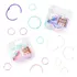 Aros Plasticos 4 Colores Pasteles 24mm X 24pcs Ibi Craft