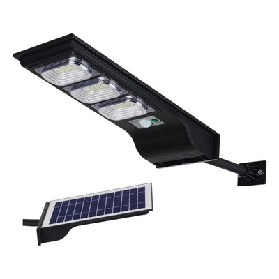 Reflector Solar Led Bio Exterior Con Soporte 60w Negro