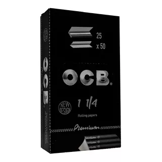 Papelillos Ocb Premium Negro 1 1/4 - Tienda Oficial Ocb