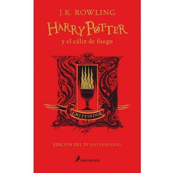 Harry Potter 4 Caliz De Fuego - Libro Tapa Dura Rojo