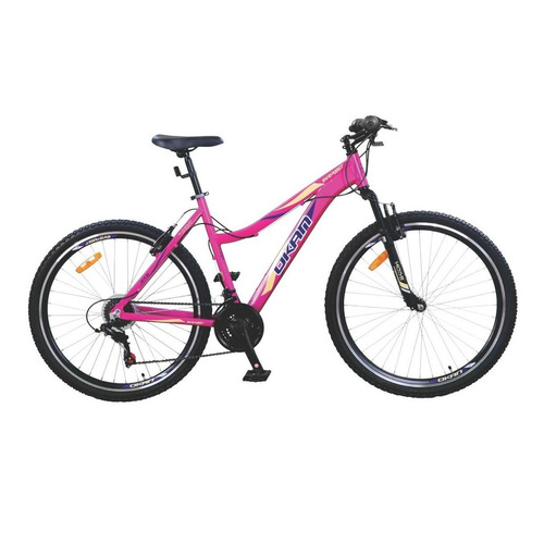 Bicicleta Okan Mtb Everest Dama Rodado 27,5 Color Fucsia Tamaño del cuadro M