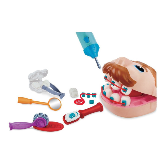 Juego Masas Para Modelar Set Dentista Incluye Accesorios