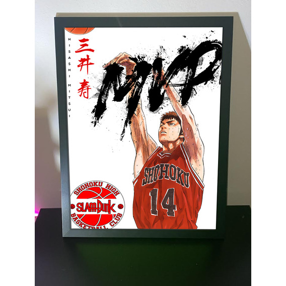 Cuadro Anime Marco Vidrio Slam Dunk Hisashi Mitsui