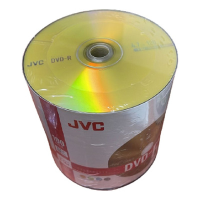 Dvd-r Jvc 16x 4.7gb Superficie Con Logo Torre De 100 Piezas