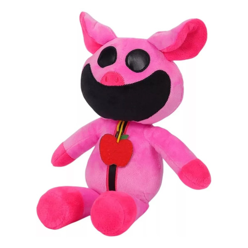 Criaturas Sonrientes, Muñeco Sonriente De Terror, Animal, Color Big Mouth Pink Pig