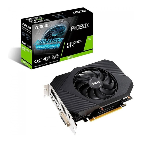 Placa de video Nvidia Asus  Phoenix GeForce GTX 16 Series GTX 1650 PH-GTX1650-O4GD6 OC Edition 4GB