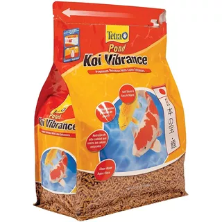 Tetra Pond Koi Vibrance 2.42lb Alimento Para Peces Estanque Agua Fria Koi Bailarinas Goldfish 1100g