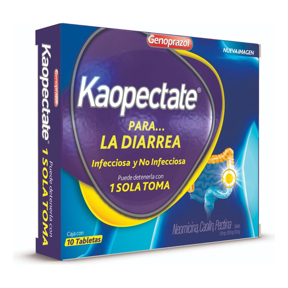 Kaopectate Anti Diarréico 10 Tabletas
