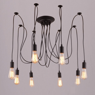 Lampara Colgante Medusa Original Premiun 8 Luces Moderno Lk