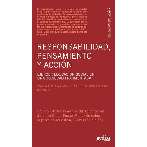 Responsabilidad Pensamiento Y Acción, Fryd, Ed. Gedisa