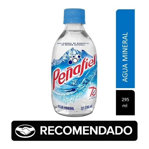 Agua Mineral Peñafiel Botella Vidrio 296ml 