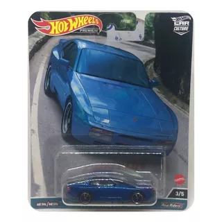 Hot Wheels Premium Car '89 Porsche 944 Turbo Canyon Warriors Color Azul