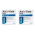 Pack 100 Tiras Reactivas Accu Chek Guide Color Azul Azul