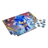 Quebra Cabeça Personalizado Sonic Movie 165 Peças