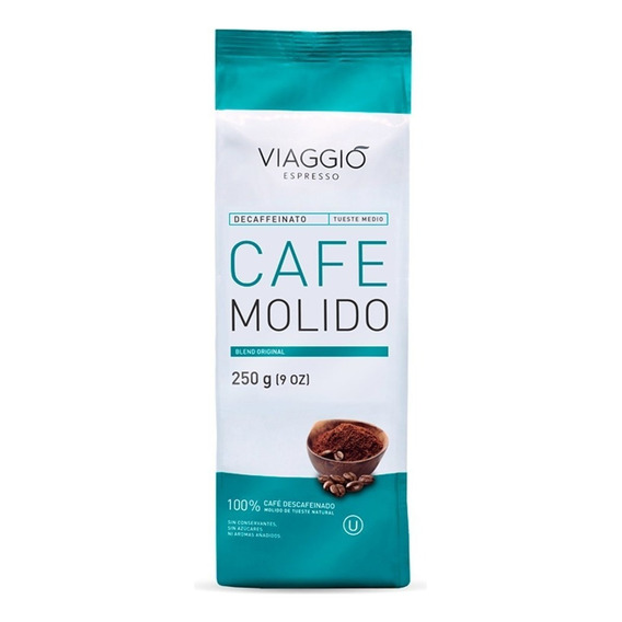 Café Molido | Descafeinado | 250 Grs | Viaggio Espresso