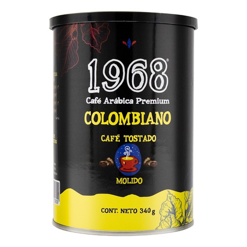 1968 café colombiano grano 340gr