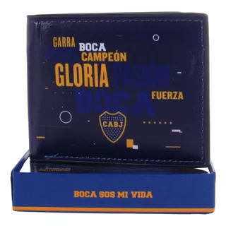 Billetera Boca Juniors Hombre Mujer Para Regalo