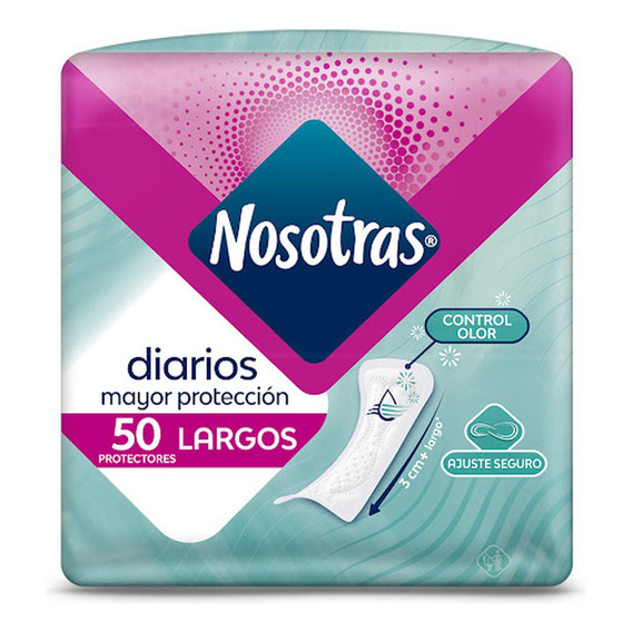 Protectores Nosotras Diarios Largos X50und