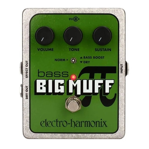 Pedal de efecto Electro-Harmonix Bass Big Muff Pi  plateado