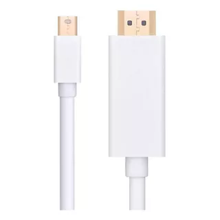 Chen Zen Import Cable 1.8m Adaptador Thunderbolt Mini Displayport A Hdmi Mac Color Blanco