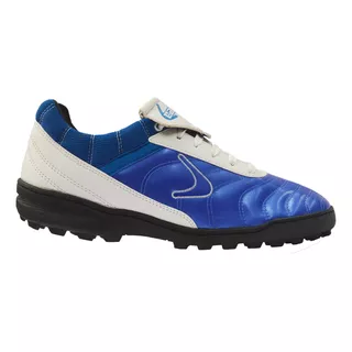 Botines Cal-se Baby Papi Futbol Adulto Azul Y Blan 47/48 14 