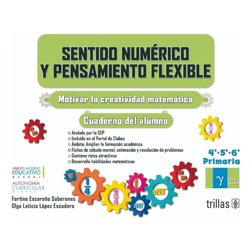 Sentido Numérico 4 5 6 Primaria Cuaderno Alumno Trillas