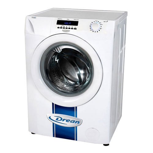 Lavarropas Automático 8kg Drean Next 8.12 Eco Carga Frontal Color Blanco