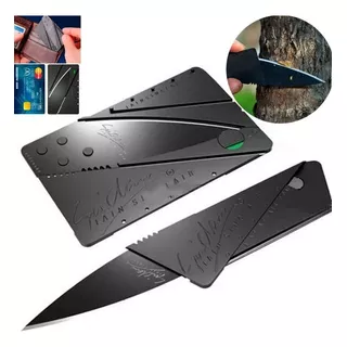 Tática Hz Card Knife2 Liso - Black