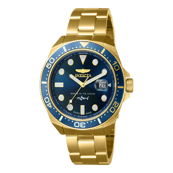 Reloj Para Hombres Invicta Pro Diver 39869 Oro