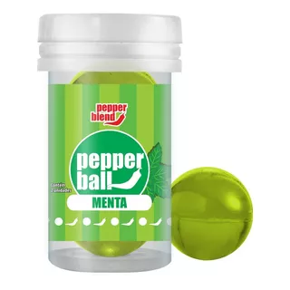 Bolinhas Explosivas Pepper Ball Menta C/2 Unidades Beijável Sabor Menta