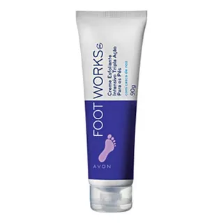  Avon Foot Works Creme Esfoliante Ints Tripla Ação P/ Pés 90g