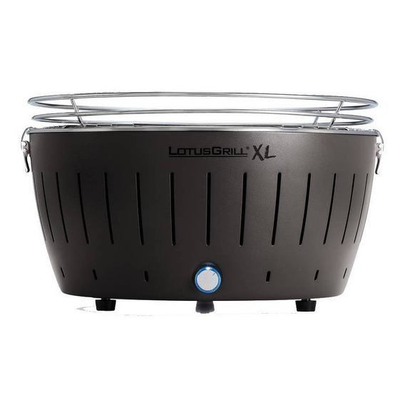 Parrilla móvil LotusGrill XL 257mm de alto y 435mm de diámetro gris antracita