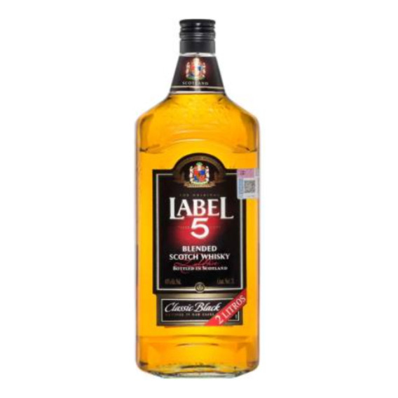 Label 5 Whisky Scotch escocés 2 L
