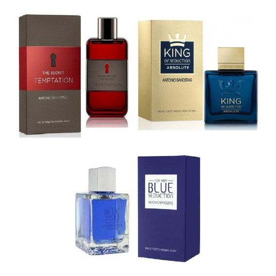 Perfumes Antonio Banderas Promoción X 3 Originales Import.