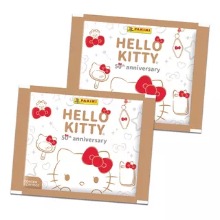 Hello Kitty 50° Aniversario - Pack X 25 Sobres De Figuritas