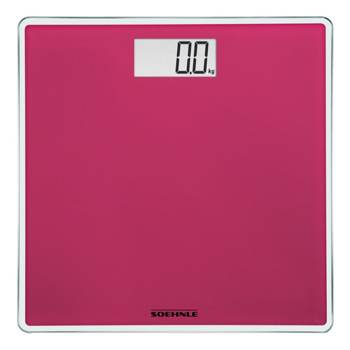 Balanza digital Soehnle Baño Style Sense Compact 200 rosa, hasta 180 kg 3V