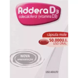 Vitamina D Addera D3 50.000ui 4 Cápsulas Moles