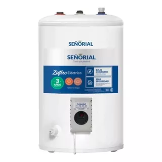 Termotanque Eléctrico Señorial Zafiro Teszp-65 50lt Blanco 