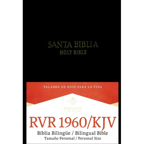 Biblia Bilingüe Personal Rvr1960/kjv Tapa Dura Negro