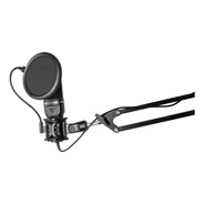 Brazo Para Microfono Game Factor Mag500 Ajustable,  Negro