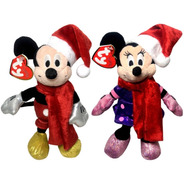 Kit Bonecos Natal Disney Original : Mickey + Minnie