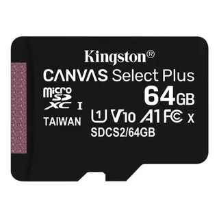 Micro Sd Kingston Original 64gb Clase 10 100mb/s