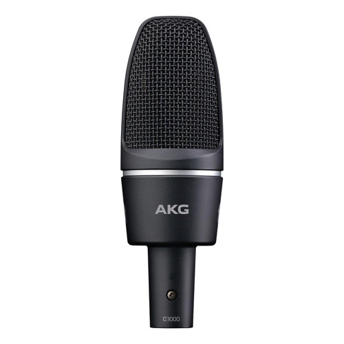 Micrófono AKG C3000 Condensador Cardioide color negro
