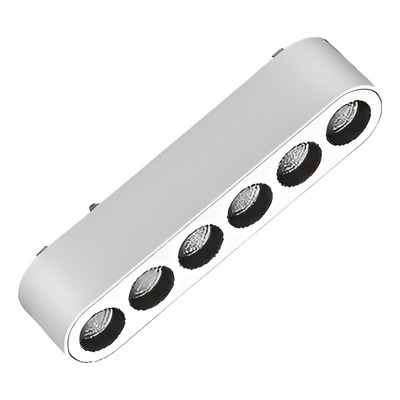 Cabezal Focal Blanco Para Riel Magnetico Skyline 6w
