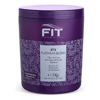 Fit Cosmetics Btx Platinum Blond Karité 1kg