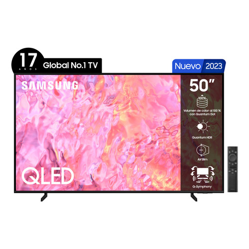Smart TV Samsung Series 6 QN50Q60CAGXZS QLED Tizen 4K 50" 100V/240V