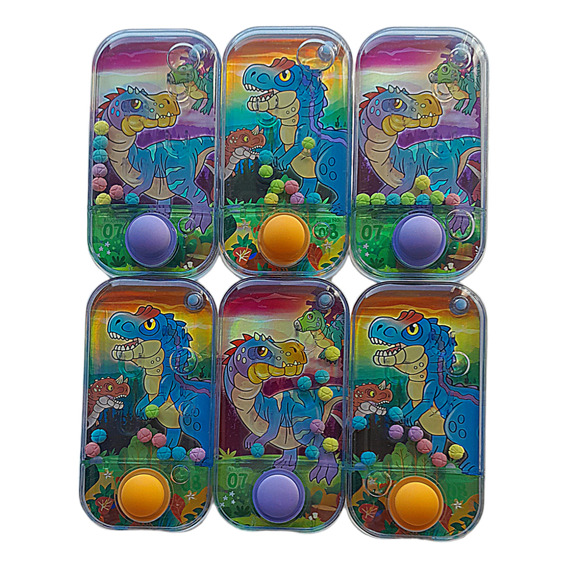 Juego Portatil De Mano Dinosaurio Water Game X 2 Unidades